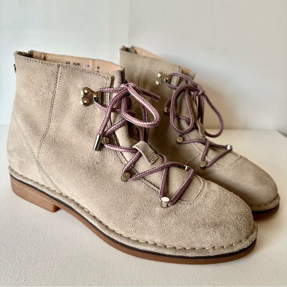 Hush Puppies Women's Catelyn Taupe Hiking Ankle Boots Shoes Sz: 9.5 - Picture 2 of 10